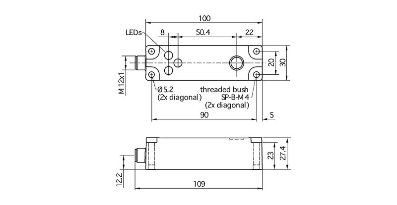 Ультразвуковой датчик Microsonic lcs-35/DDD/QP