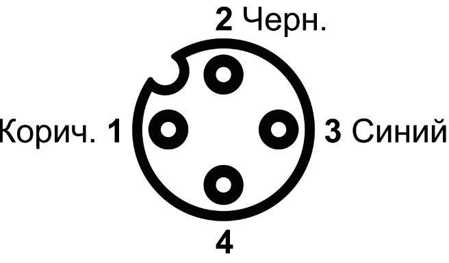 Разъем с кабелем СЕНСОР С13-12УР-02-2