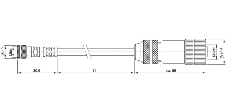 Соединительный кабель Balluff BIS C-527-PU1-01,3