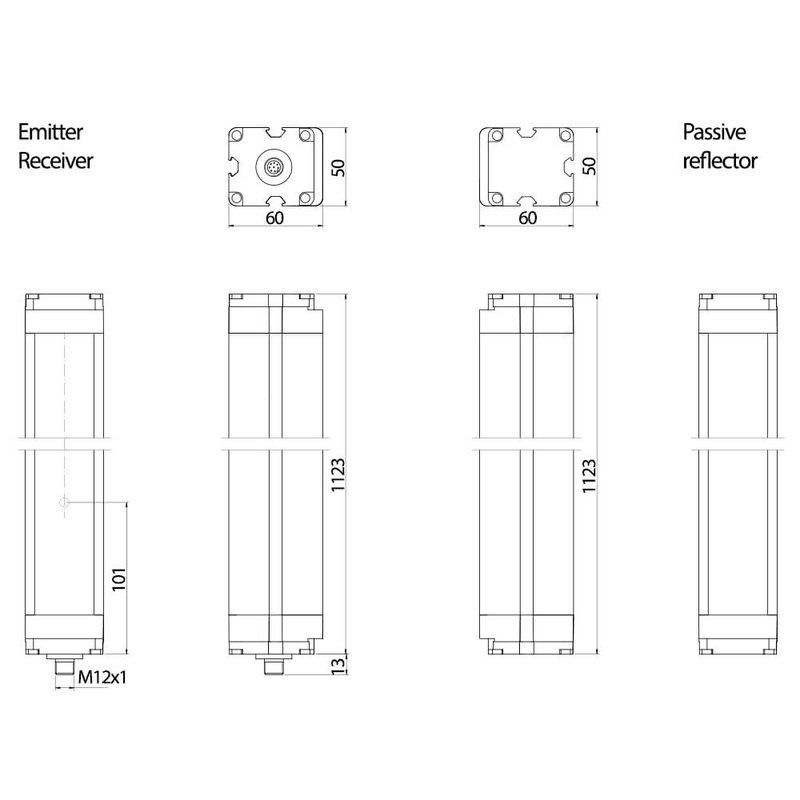 Световая завеса безопасности DATASENSING LP4PF/0C-090