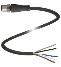 Соединительный кабель Pepperl Fuchs V15S-G-BK10M-PUR-U/0,75