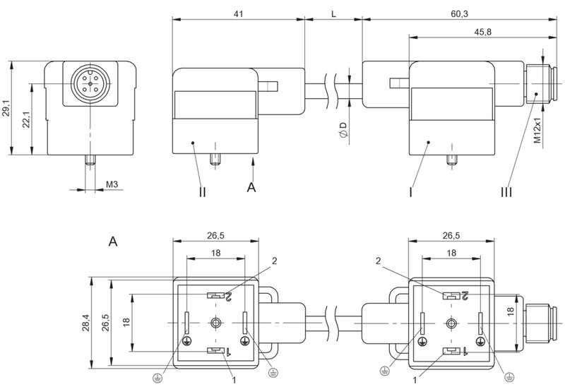 Y-образный распределитель Balluff BCC VA04-VA04-M415-T4075-004