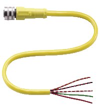 Соединительный кабель Pepperl Fuchs V125-G-YE2M-PVC