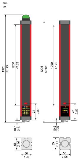 Cветовой барьер безопасности Telemecanique XUSL4MA30H121N