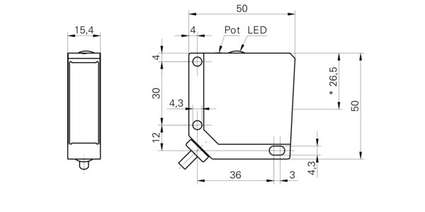 Оптический датчик Baumer FPDM 16P5105