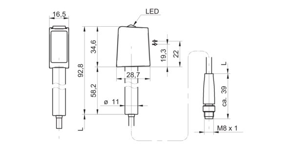 Оптический датчик Baumer O300H.RL-GW1J.PVNV