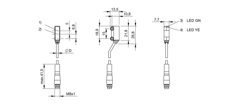 Оптический датчик Balluff BOS R020K-PO-PR11-00,2-S49