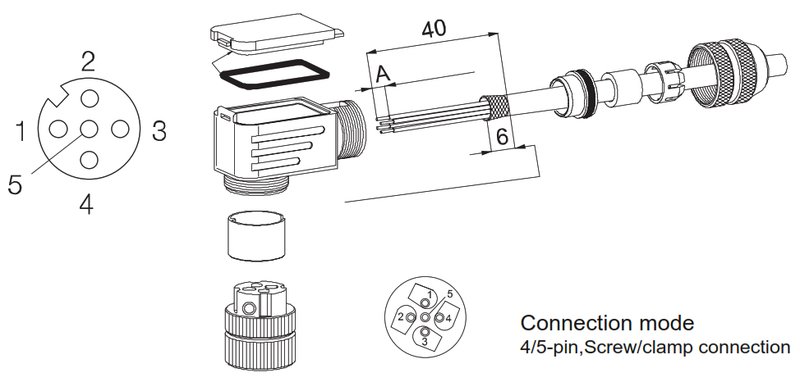 Разъем Sentinel ZZKE5-PG9