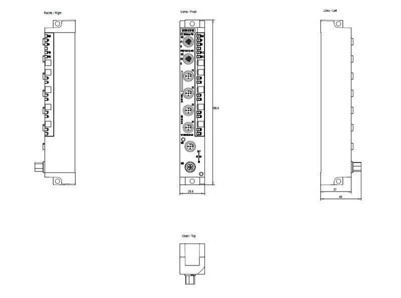 Станция распределенной периферии Siemens 6ES7141-6BF00-0AB0