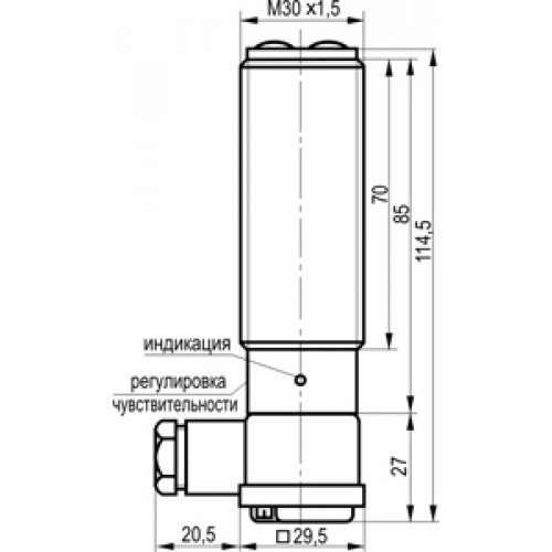 Оптический датчик ТЕКО OPR AT81A-44-R4000-L