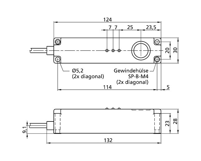 Ультразвуковой датчик Microsonic lcs-100/DD/HV/QP/Y1