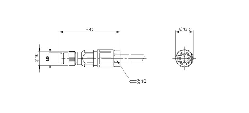 Разъем Balluff BCC M333-0000-20-000-13X325-000