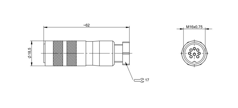 Разъем Balluff BKS-S 32M-00