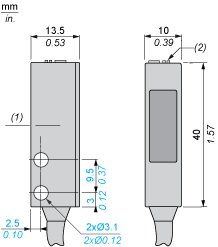 Оптический датчик Telemecanique XUYBCO989SP