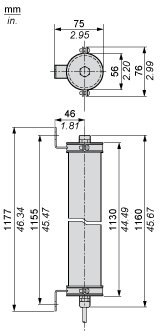 Cветовой барьер безопасности Telemecanique XUSL4E4BB091LWC