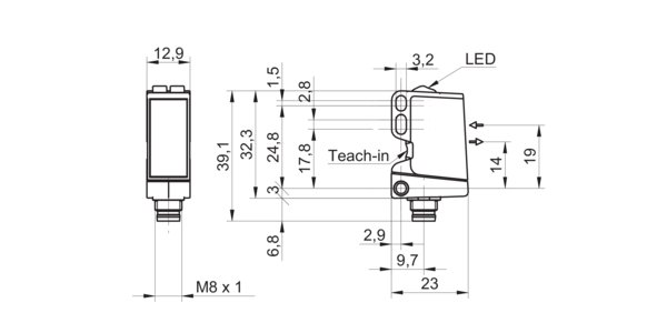 Оптический датчик Baumer O300.RP-NV1T.72N