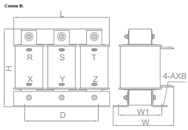 Трехфазный дроссель INNOVERT ZC-OCL-11