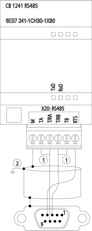 Коммуникационная системная плата Siemens 6ES7241-1CH30-1XB0