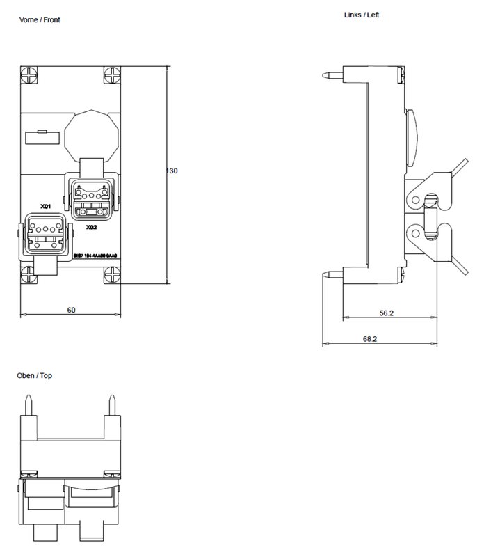 Соединительный модуль Siemens 6ES7194-4AA00-0AA0