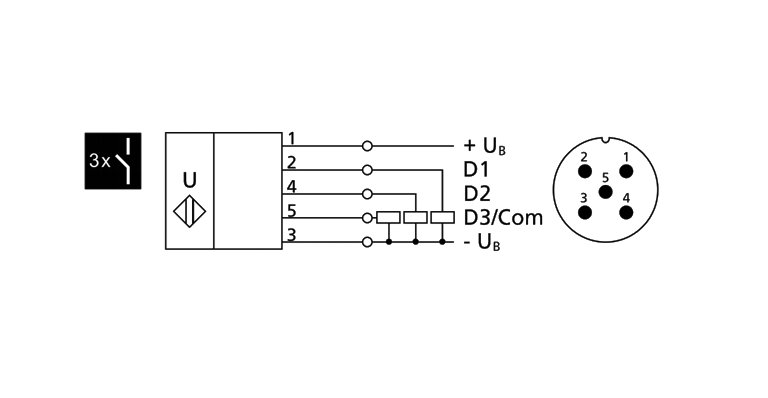 Ультразвуковой датчик Microsonic lcs-35/DDD/QP
