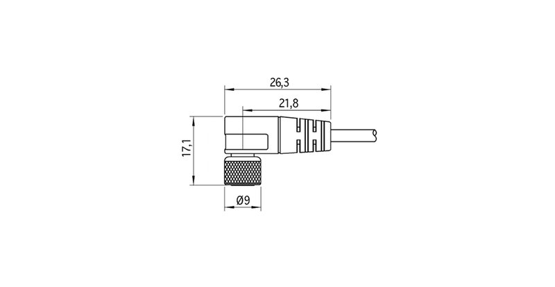 Соединительный кабель Microsonic KST4A-2/M8