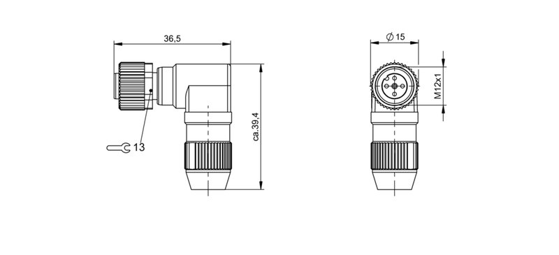 Разъем Balluff BKS-S 76-RT04