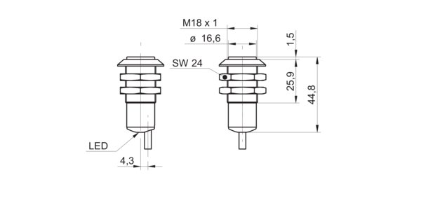 Оптический датчик Baumer OR18.RR-PW1Z.71CV
