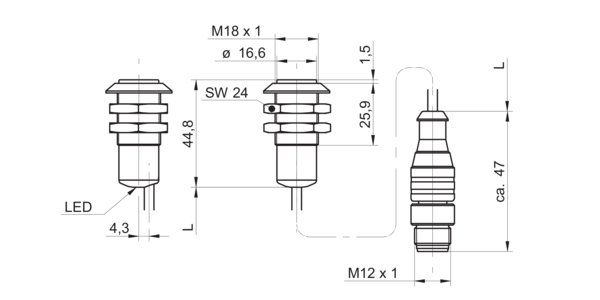Оптический датчик Baumer OR18.RR-PW1Z.71OV/0010