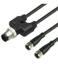 Y-образный разветвитель Pepperl Fuchs V3-GM-BK0,3M-PUR-U-T-V1-G