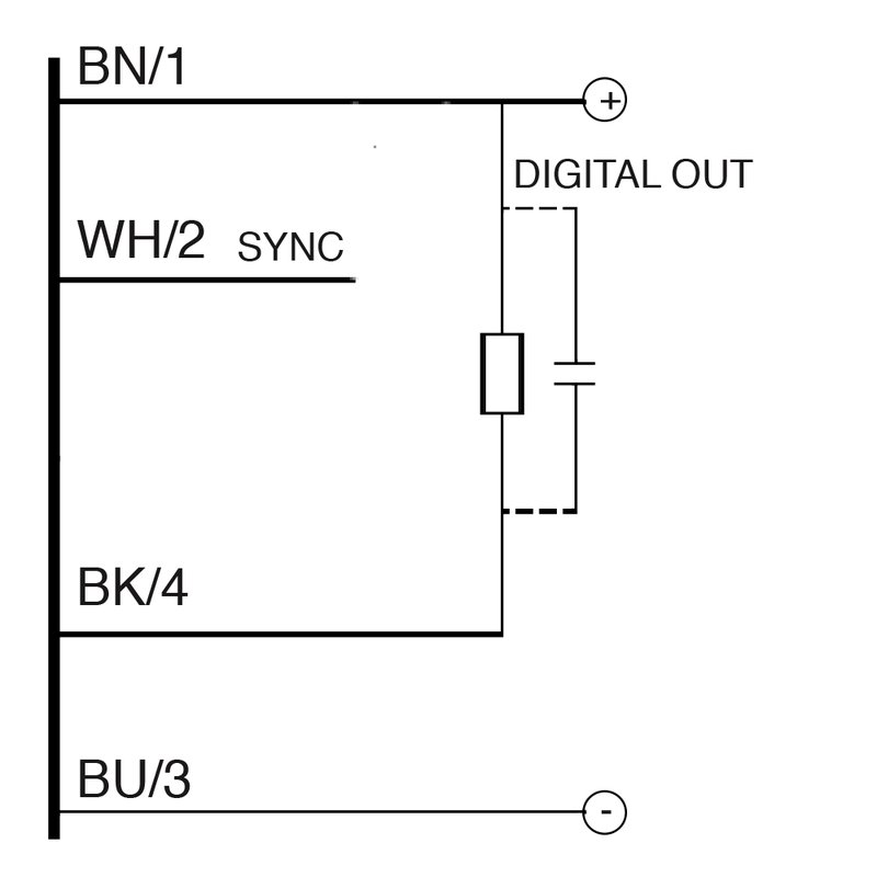 Ультразвуковой датчик DATASENSING UK1D/GN-1ESY