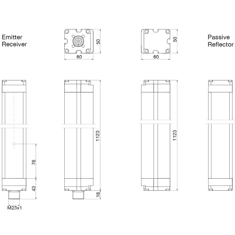 Световая завеса безопасности DATASENSING LP4PT/0C-090M2