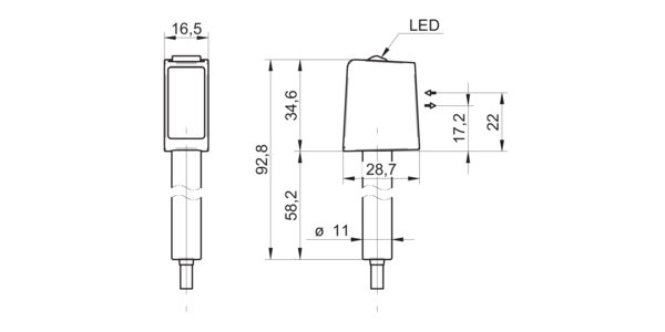 Оптический датчик Baumer O300H.RP-GW1B.PVCV