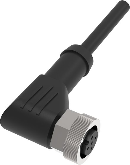 Разъем с кабелем маслостойкий LANBAO QE12-N5G10-U