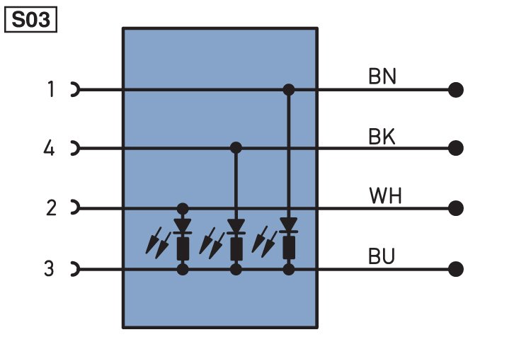 Разъем с кабелем Wenglor ZAS02V602