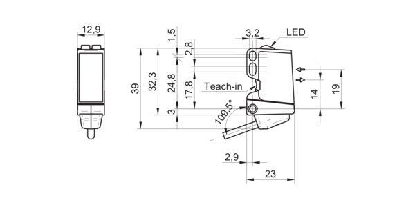 Оптический датчик Baumer O300.RP-NW2T.72CU