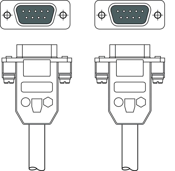 Соединительный кабель Leuze Electronic KB DSub-9P-3000