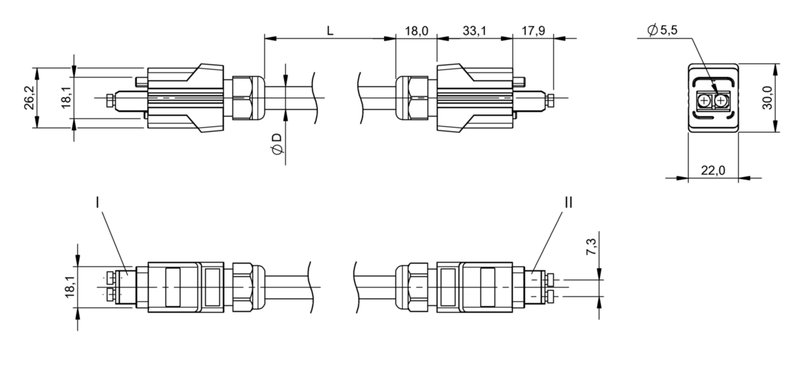 Соединительный кабель Balluff BCC HA72-HA72-9A-371-PX52L2-100