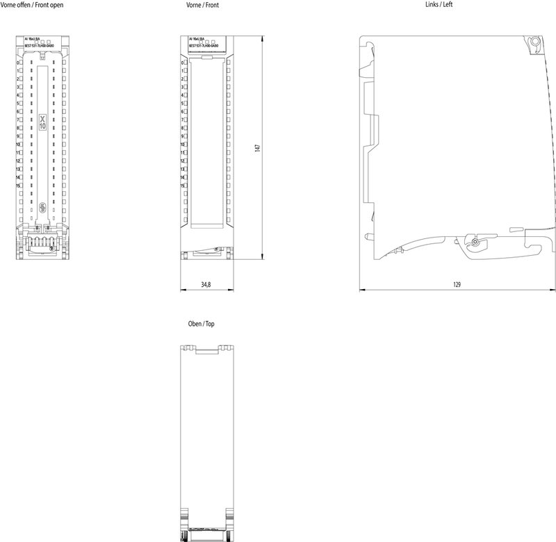 Модуль аналоговых входов Siemens 6ES7531-7LH00-0AB0