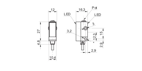 Оптический датчик Baumer FPDK 10P5135