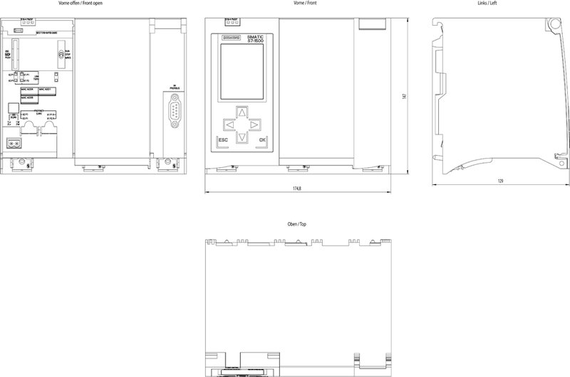 Центральный процессор Siemens 6ES7518-4AP00-0AB0