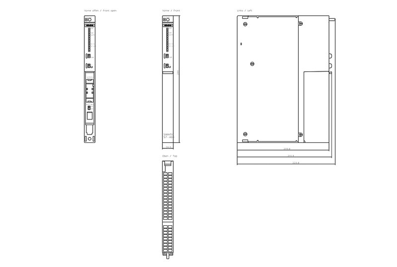 Блок питания Siemens 6ES7407-0DA02-0AA0