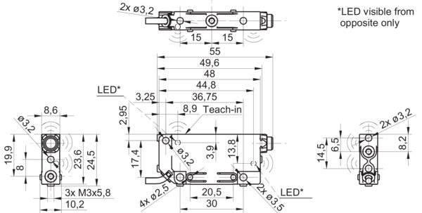 Ультразвуковой датчик Baumer UNCK 09G8914