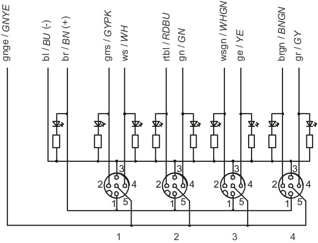 Распределительная коробка для датчиков Wenglor ZAA02R601