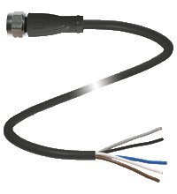 Соединительный кабель Pepperl Fuchs V15-GV4A-BK3M-PUR-U5/ABG-MOBA