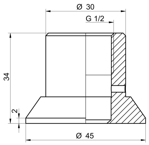 Приварной адаптер Baumer ZPW3-322