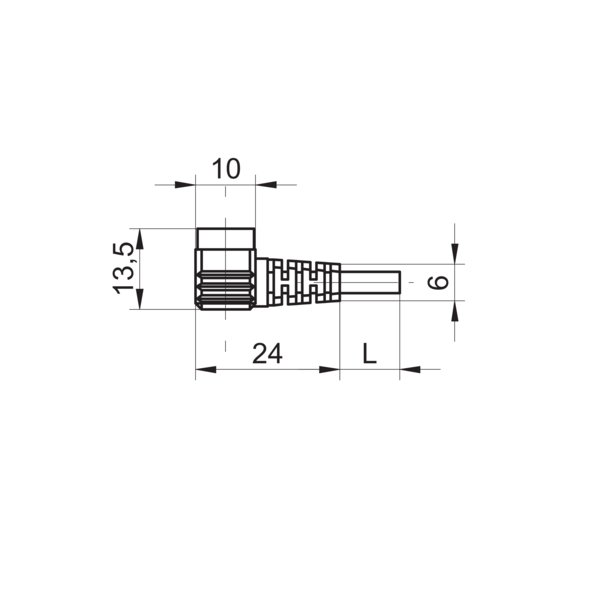 Разъем с кабелем Baumer KSW 30BV0200