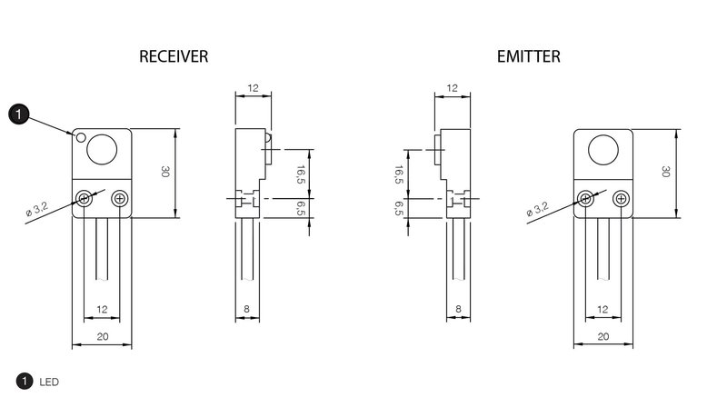 Ультразвуковой датчик DATASENSING UHZ/CN-0A