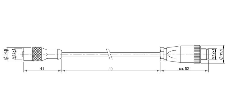 Соединительный кабель Balluff BIS C-519-PU-00,5