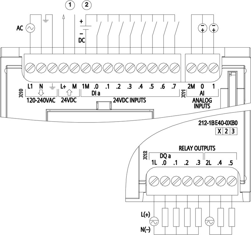 Компактный центральный процессор Siemens 6ES7212-1BE40-0XB0