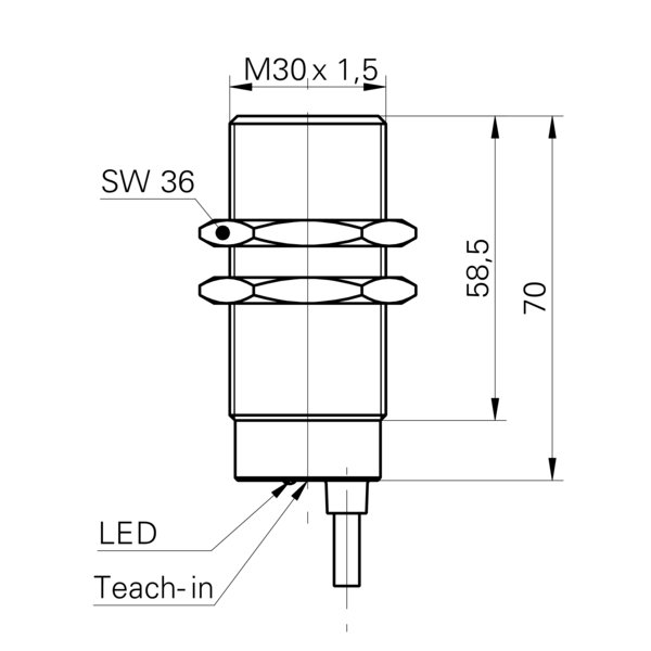 Ультразвуковой датчик Baumer UZAM 30P6103